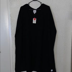 St. John’s bay PLUS black sweater poncho